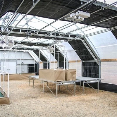 Kaupallinen valonpuute kasvihuone